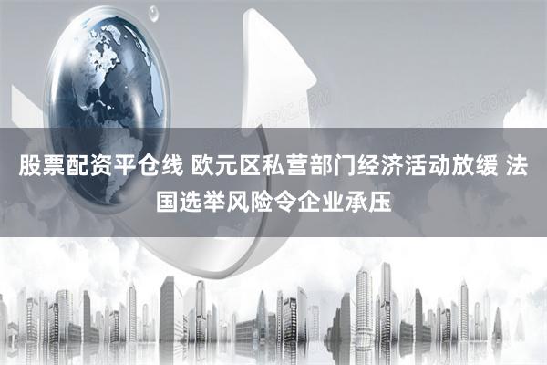股票配资平仓线 欧元区私营部门经济活动放缓 法国选举风险令企业承压