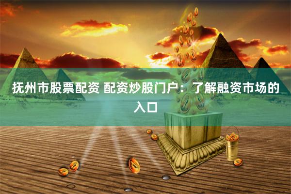 抚州市股票配资 配资炒股门户：了解融资市场的入口